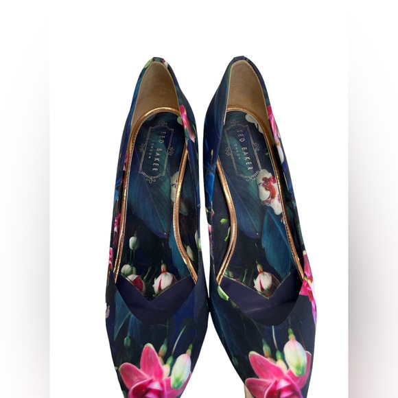 Ted Baker London Neevo 4 Pointed Heels - Fuchsia - Pink - Picture 4 of 10